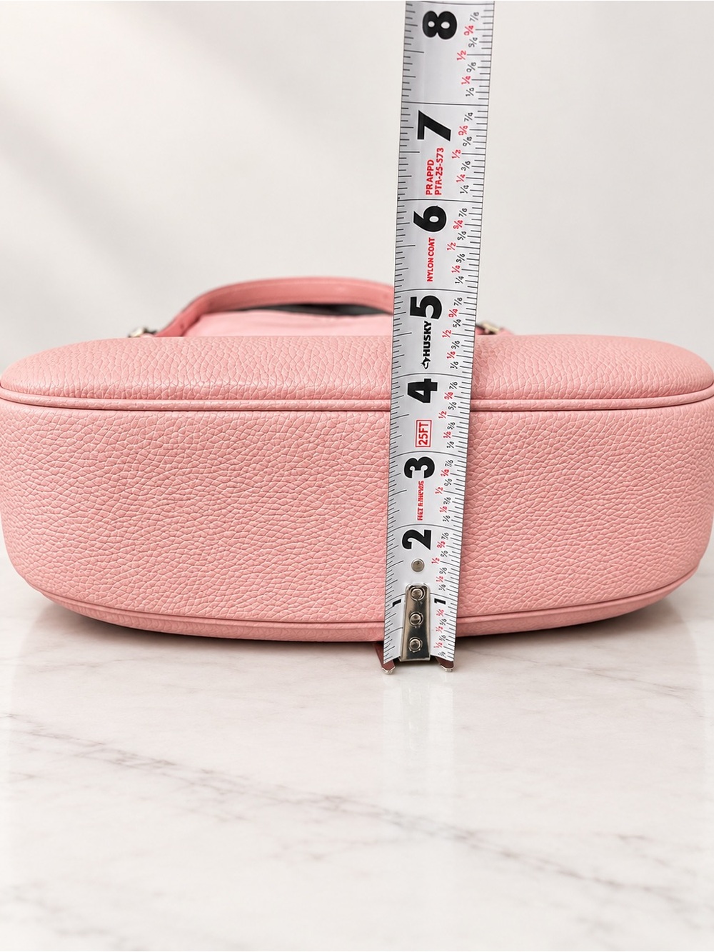 Kate Spade Pink Pebbled Leather Shoulder Bag Hobo Purse w/ Dust Bag & Strap - Picture 6 of 8